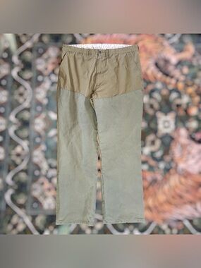 Ralph Lauren Polo Sport Sportsman Hunting Pants Canvas Double Knee Green 40x31